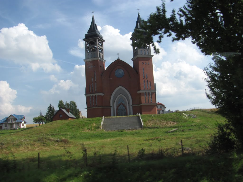 Grajewo  PL  -  new  church  near  NR  61  (27.07.13.)