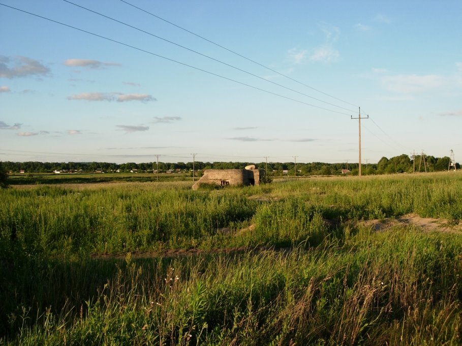 Schron na polach w Łomży
