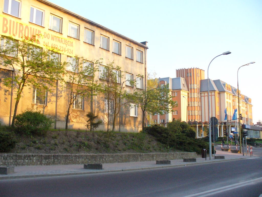 w centrum Łomży