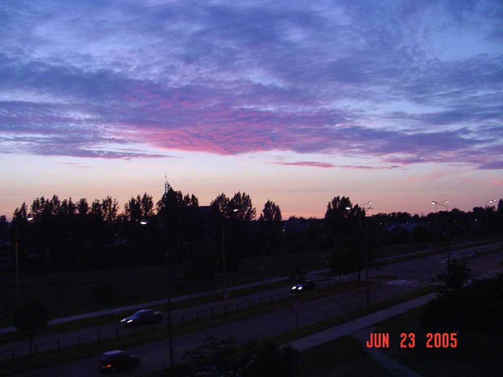 Lomza sunset