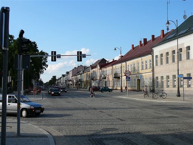 ul. Kościuszki, Suwałki/ main street in Suwalki