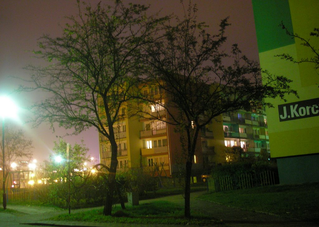 Korczaka jesienną nocą