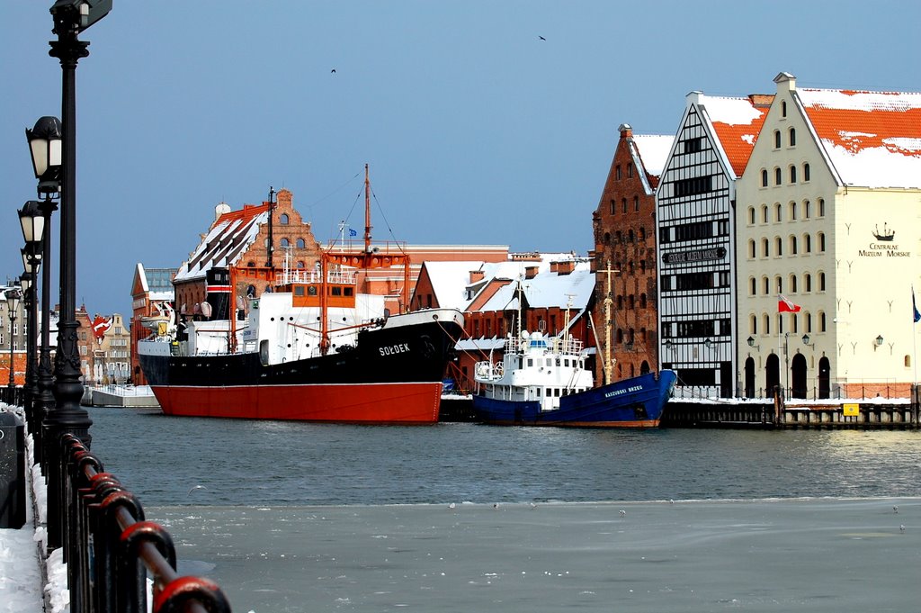 Gdańsk - statki na Motławie