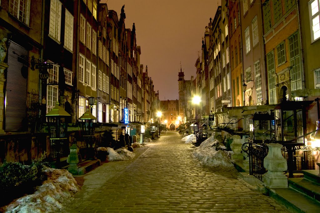 Gdańsk ul. Mariacka na zimowo - 2011