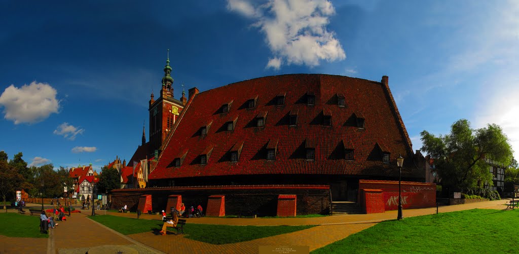 POL Gdansk Sw. Katarzyny - Wielki Mlyn Panorama by KWOT