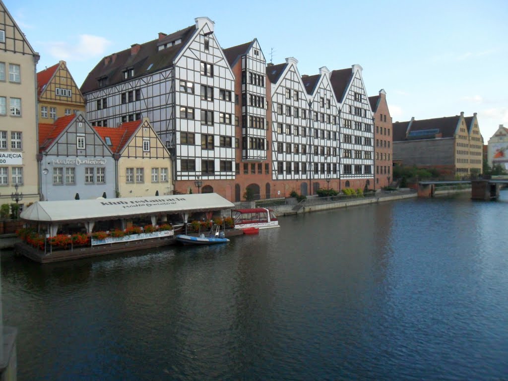 Miasto Aniołów, restauracja na Motławie