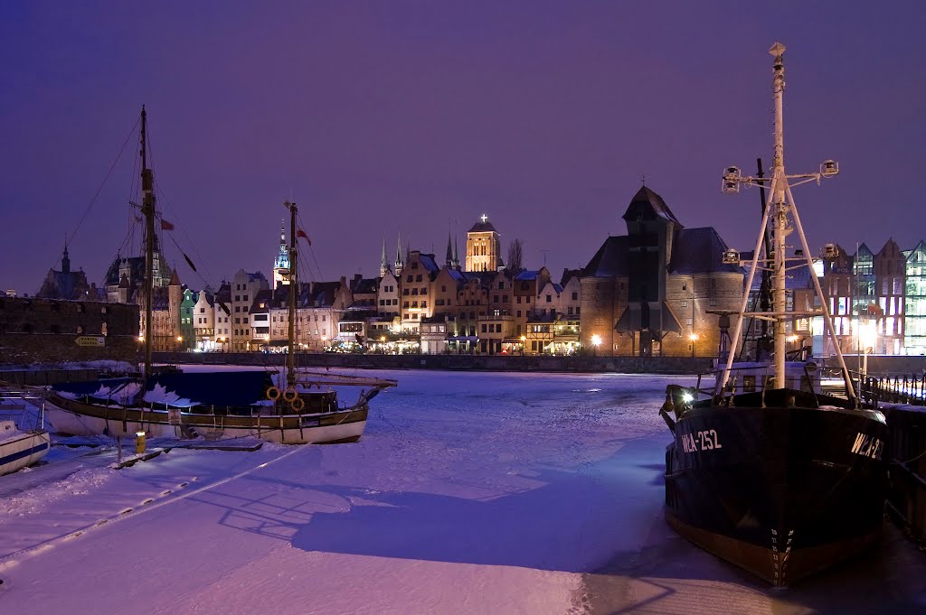 Gdańsk w zimowej scenerii - 2012 r.