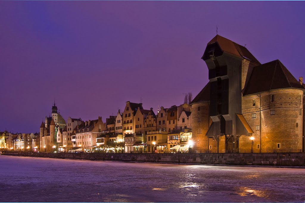 Gdańsk w zimowej scenerii - 2012r.