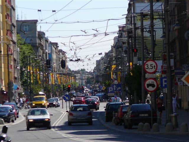 Świętojańska, widok w kierunku południowym