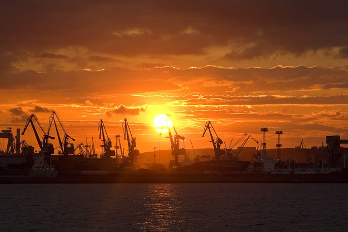Shipyard in Gdynia