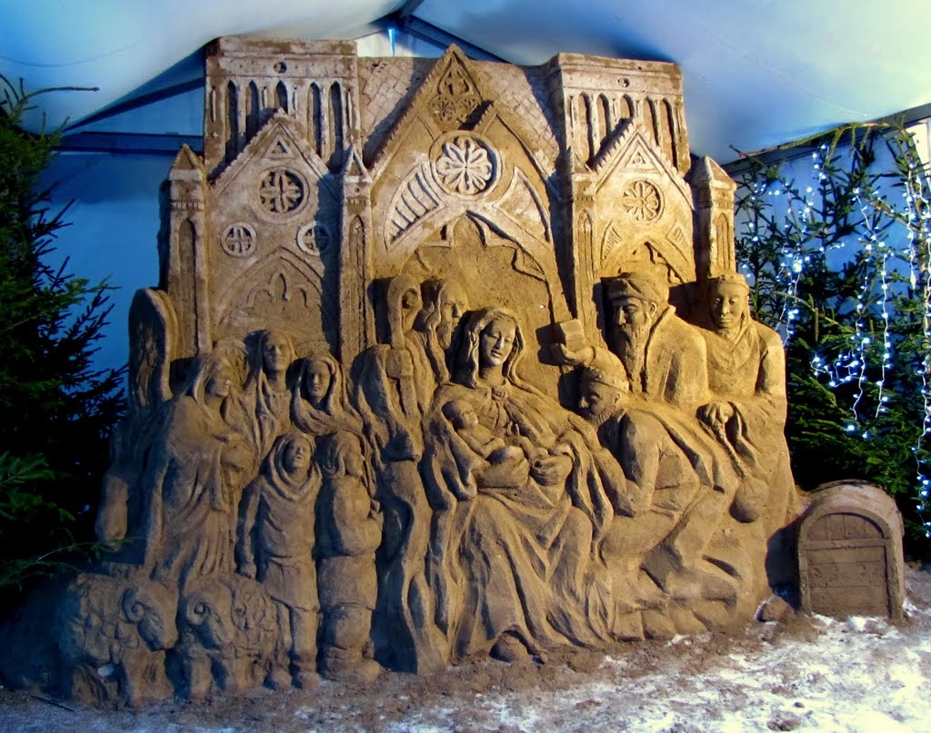 Gdynia - Szopka z piasku (Christmas Crib )