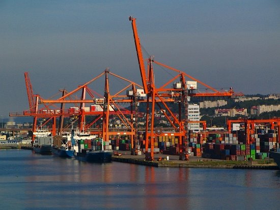 Gdynia - wyjście z portu