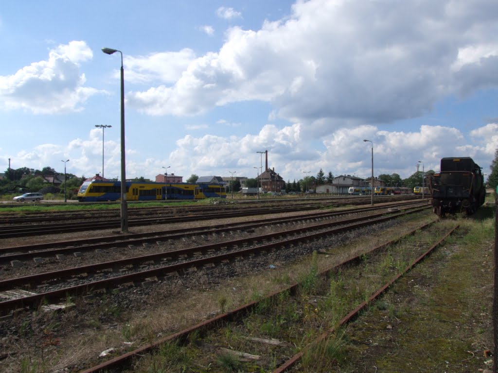Railway station in Kościerzyna
