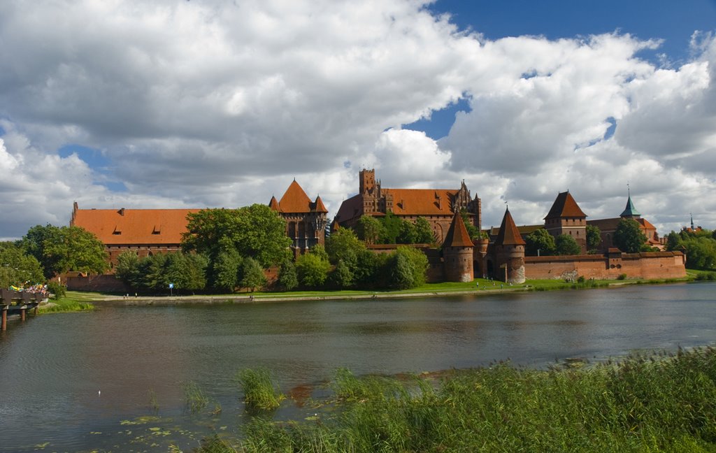 Castle of the Teutonic Order in Malbork (Marienburg)