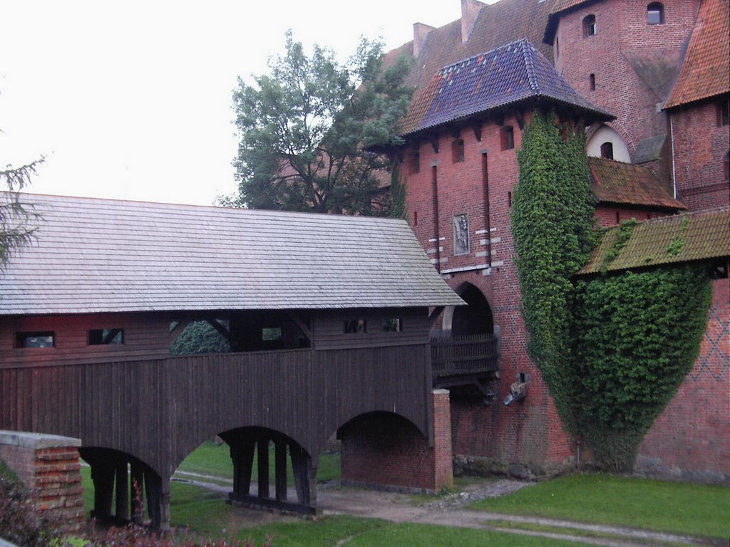 Malbork, most na zamek