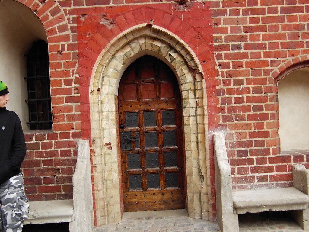 Malbork, na dziedzińcu