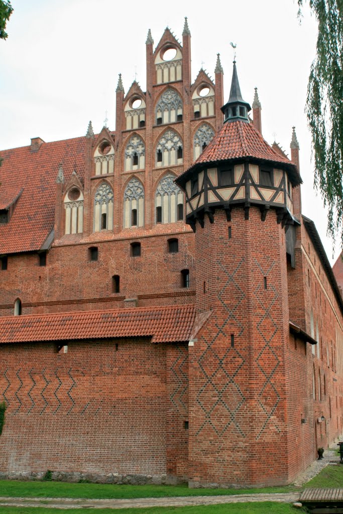 Castle in Marienburg (Malbork) - middle castle guard tower