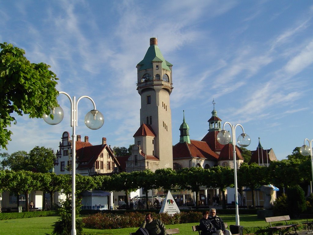 Widok na latarnie morska
