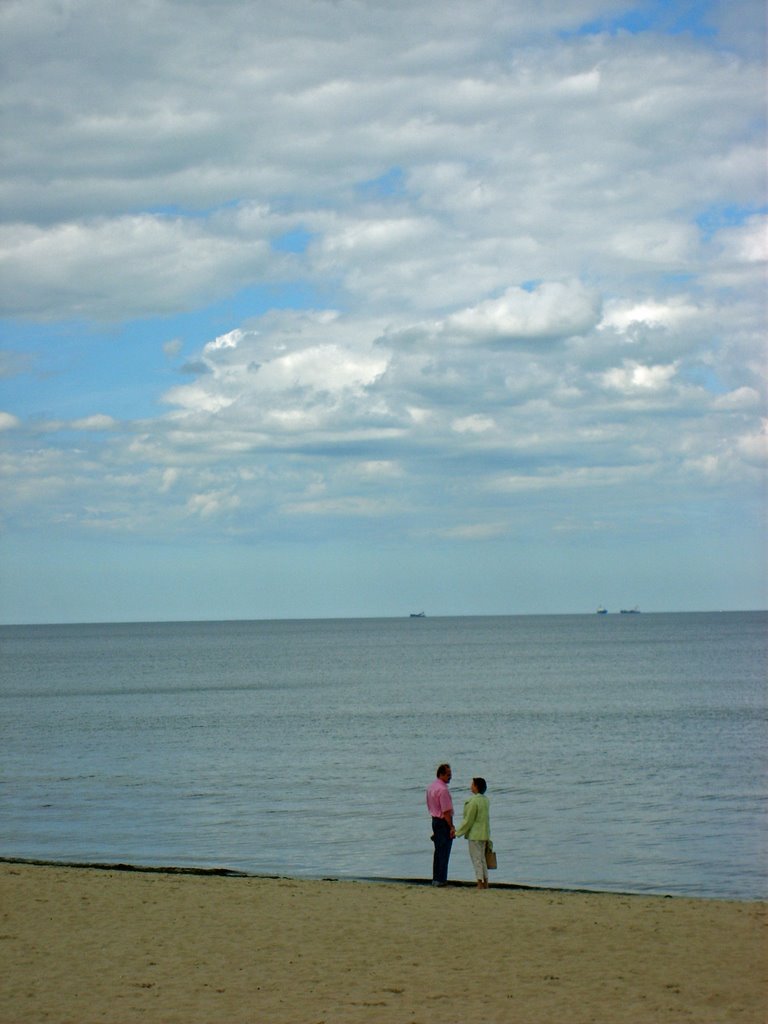 Lonely Lovers at the beach
