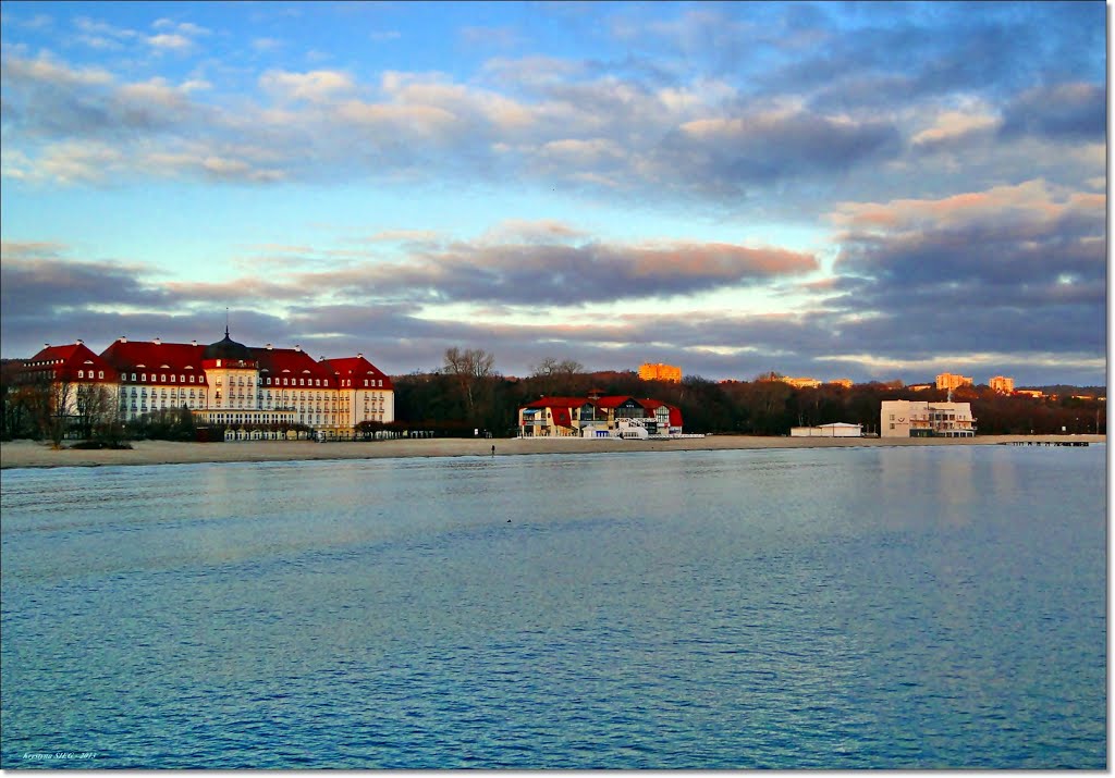 Sopot. Widok z mola.[ks]