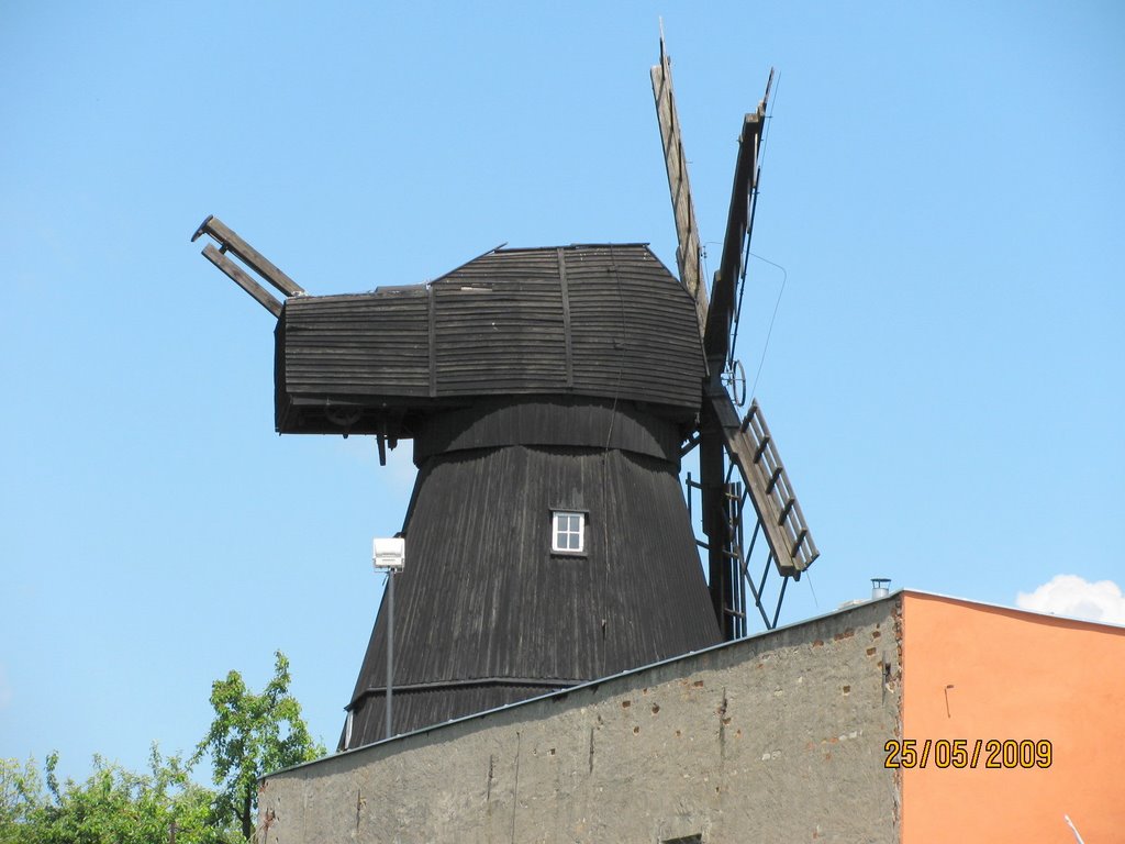 Tczew (near Gdańsk) zabytkowy młyn przy aleji WP