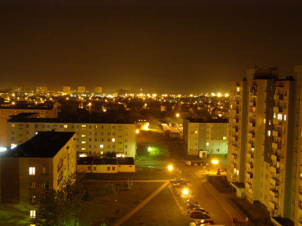 Tczew nocą
