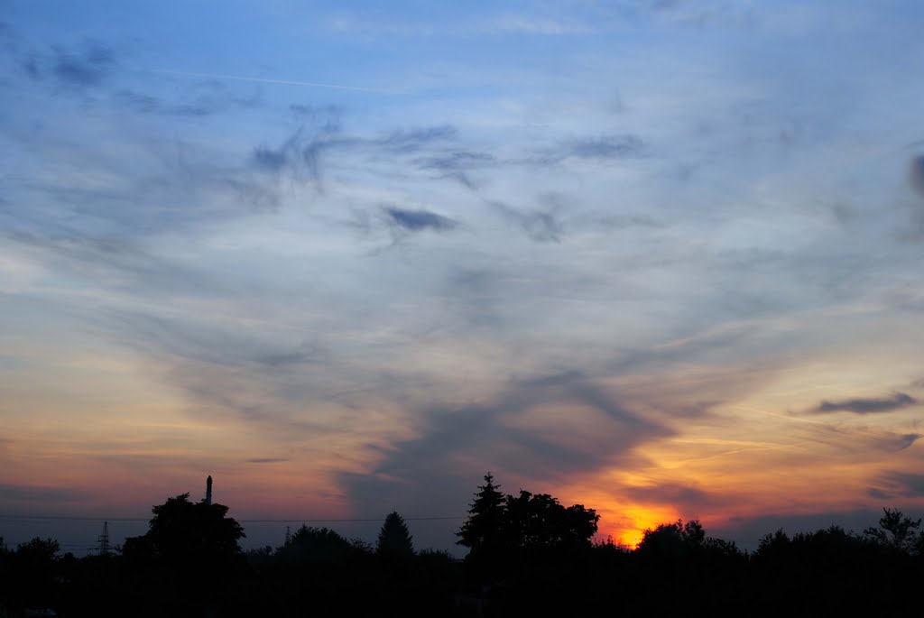 Sunset in Tczew