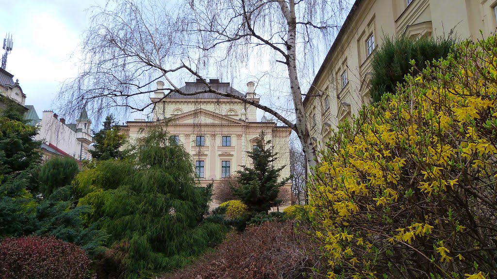 Bielsko-Biała.Teatr od ul.1 Maja.