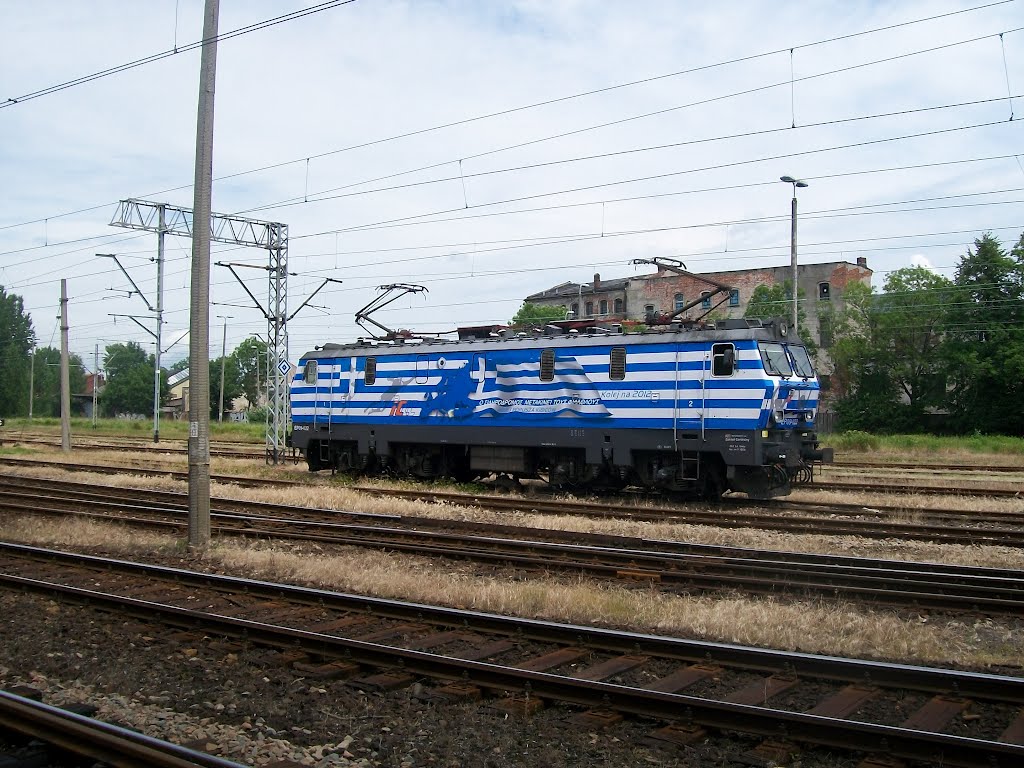 Euro-Lokomotywa w barwach Grecji