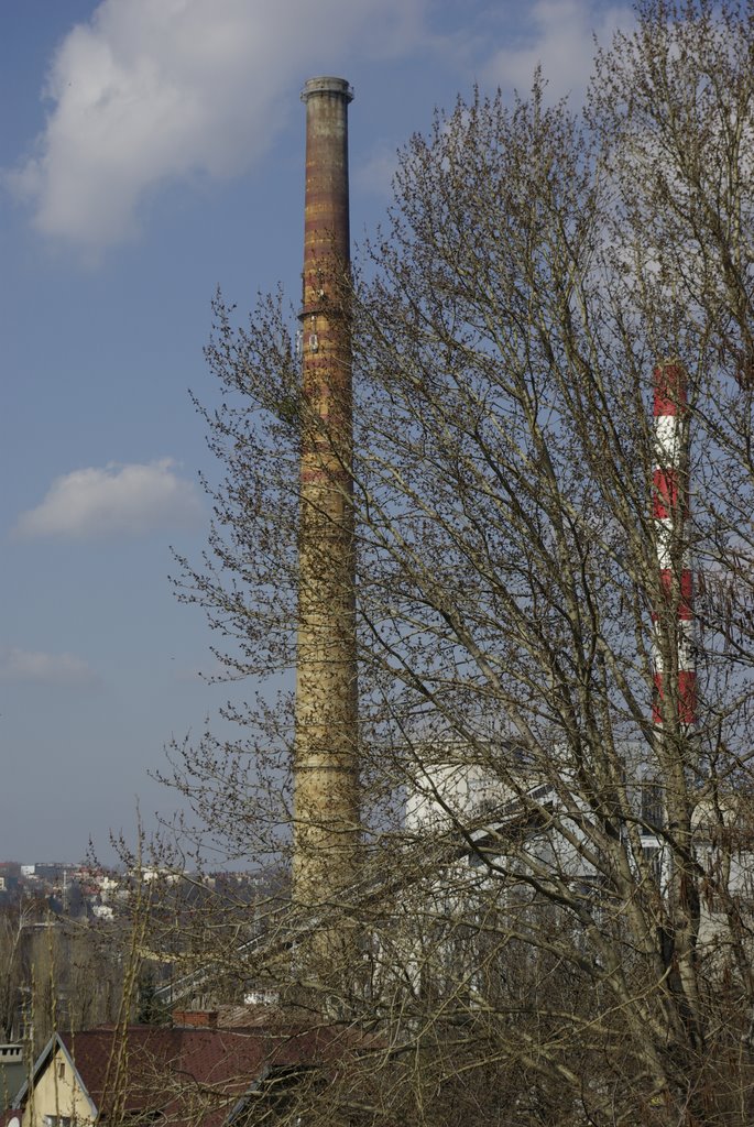 Kominy elektrociepłowni