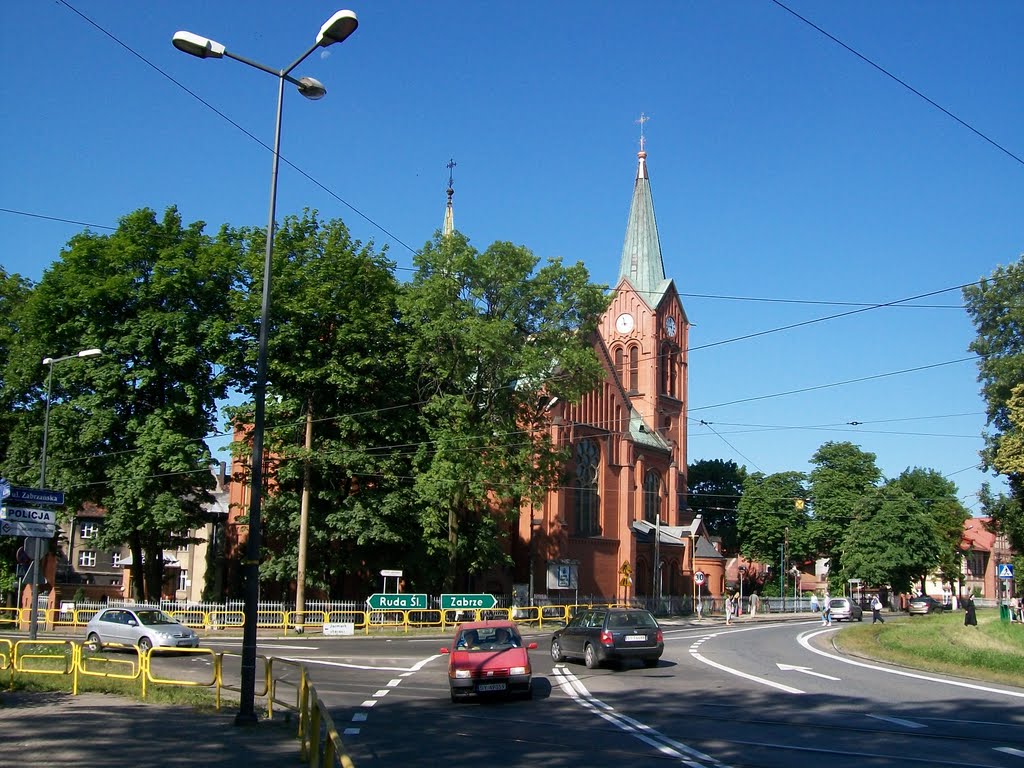 Bytom-Szombierki-ul.Zabrzańska+ul.Andrzeja Frycza-Modrzewskiego