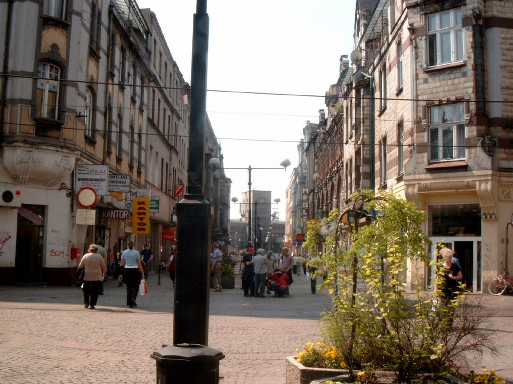 Strasse in Richtung Bahnhof 2005