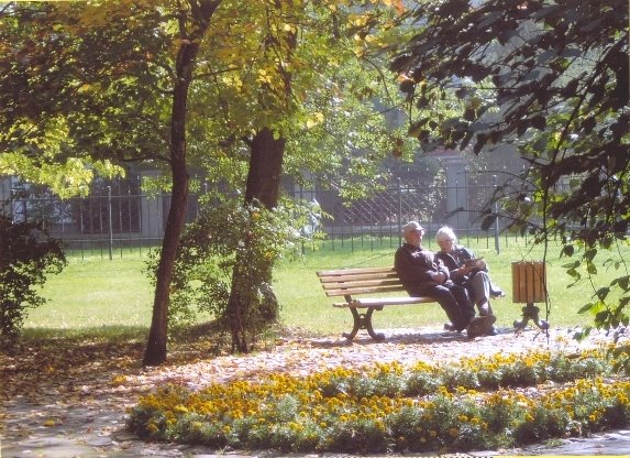 Jesień w parku Chopina w GLIWICACH