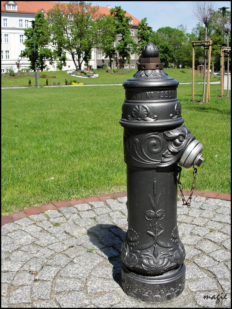 GLIWICE. Prawdopodobnie najładniejszy hydrant w mieście/Probably the nicest fire hydrant in the city
