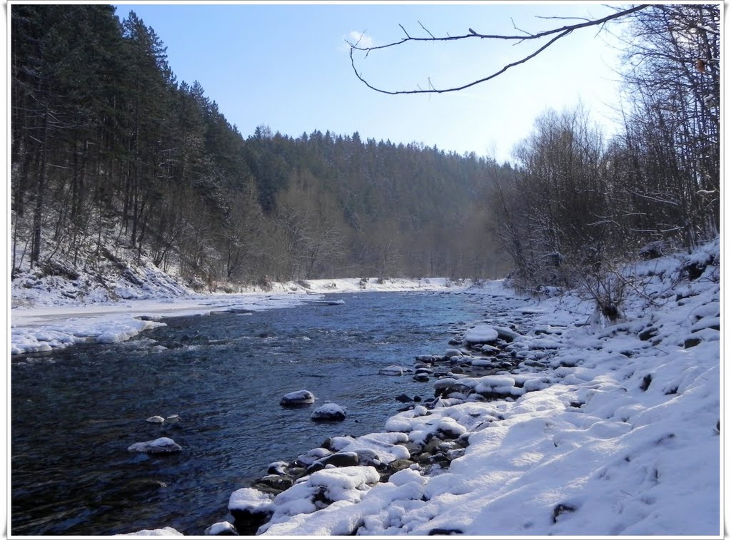 spacer nad Sołą/walk by the river Sola