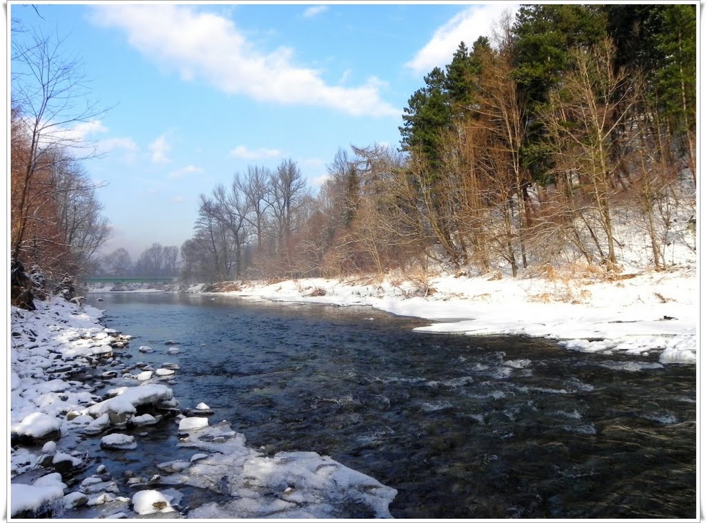 spacer nad Sołą/walk by the river Sola