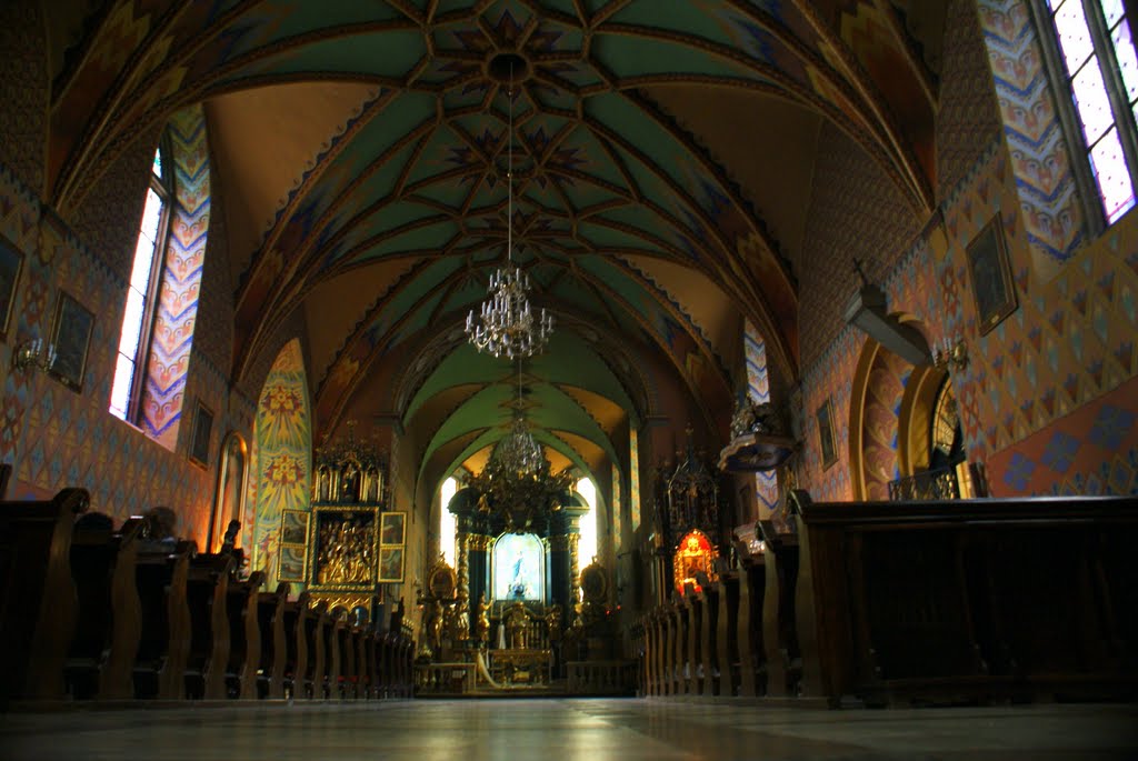 Żywiec, wnętrze Konkatedry p.w. Narodzenia Najświętszej Maryi Panny