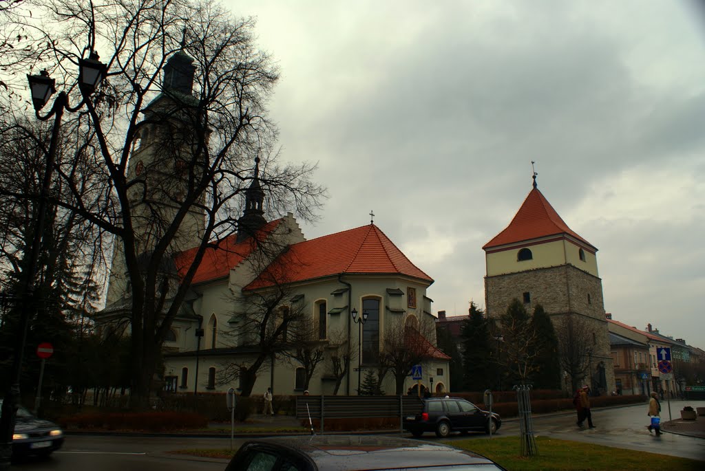 Żywiec, Konkatedra p.w. Narodzenia Najświętszej Maryi Panny i dzwonnica