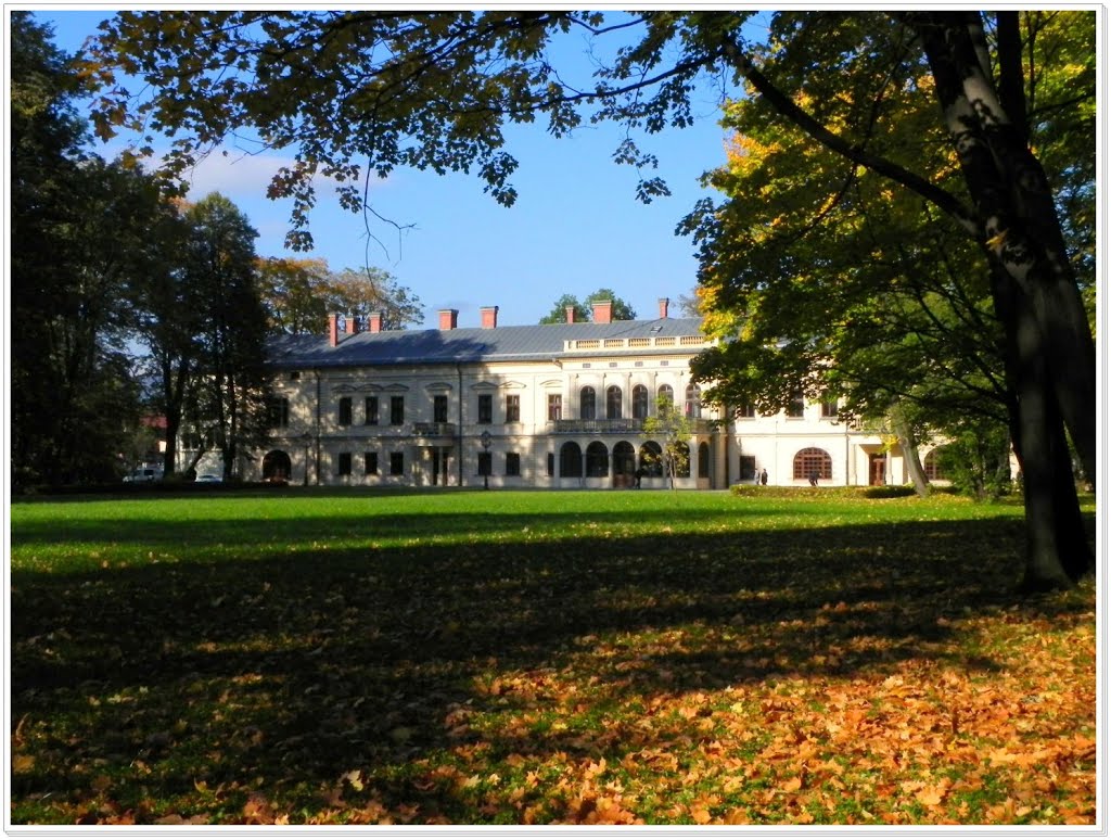 Żywiec-park-Pałac Habsburgów