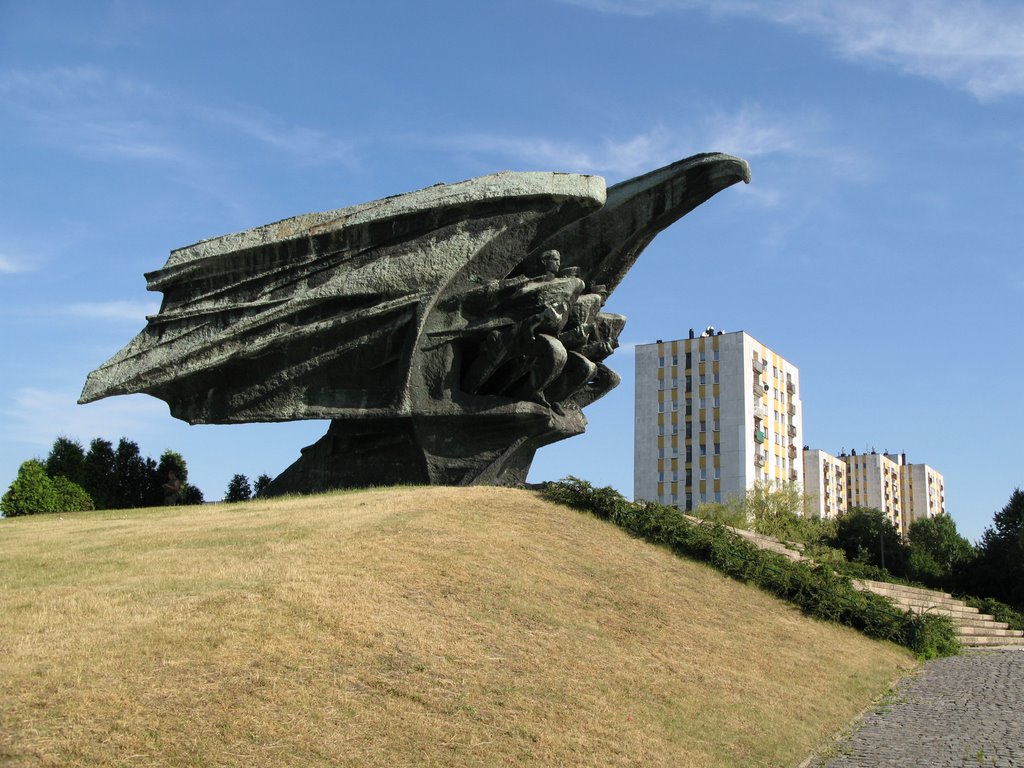 Katowice - monument -oś.Paderewskiego