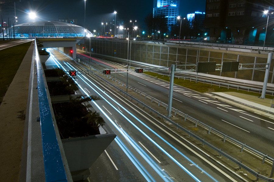 Widok na rondo - Katowice