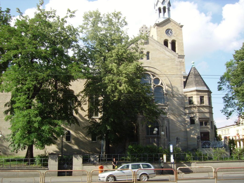 Katowice - church at Warszawska street
