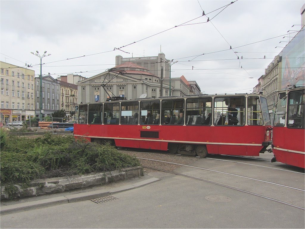 The tramway of Katowice
