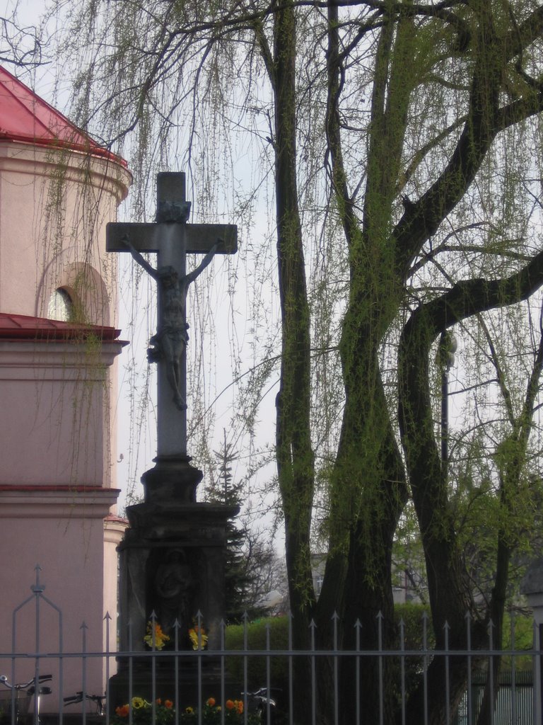 Przy kościele św.Krzyża