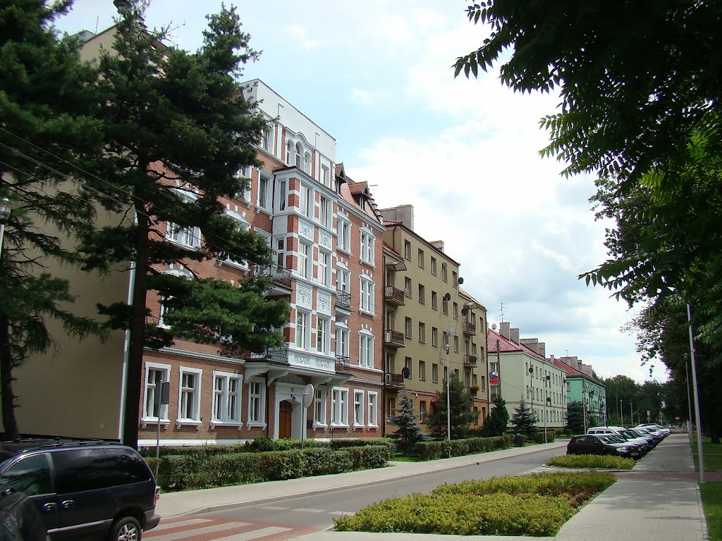 Lubliniec, ul. Paderewskiego.