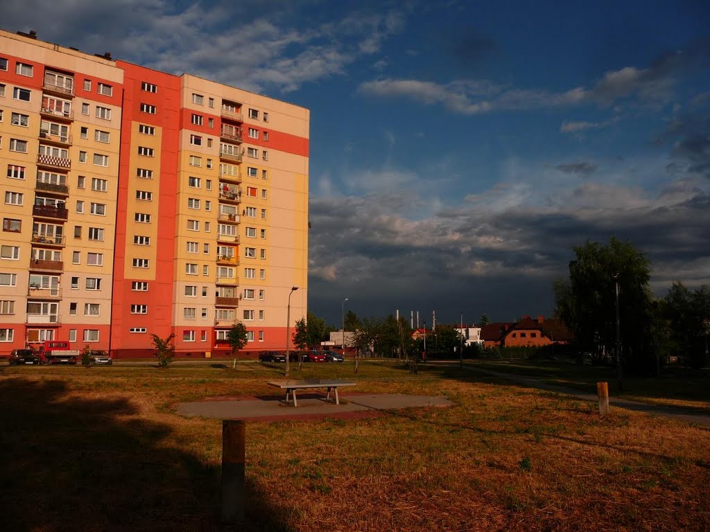 Widok z ul. Partyzantów (view from Partyzantów st.)