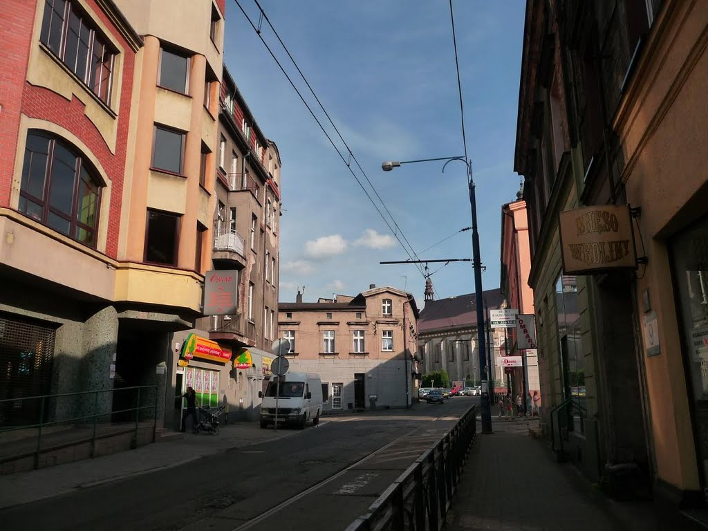 Ul. Bytomska - widok na południe (Bytomska st. - south)