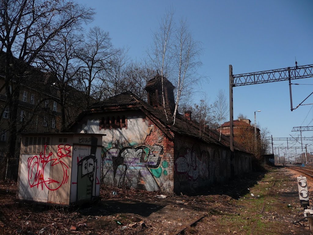 Ruiny przy torach (old building)