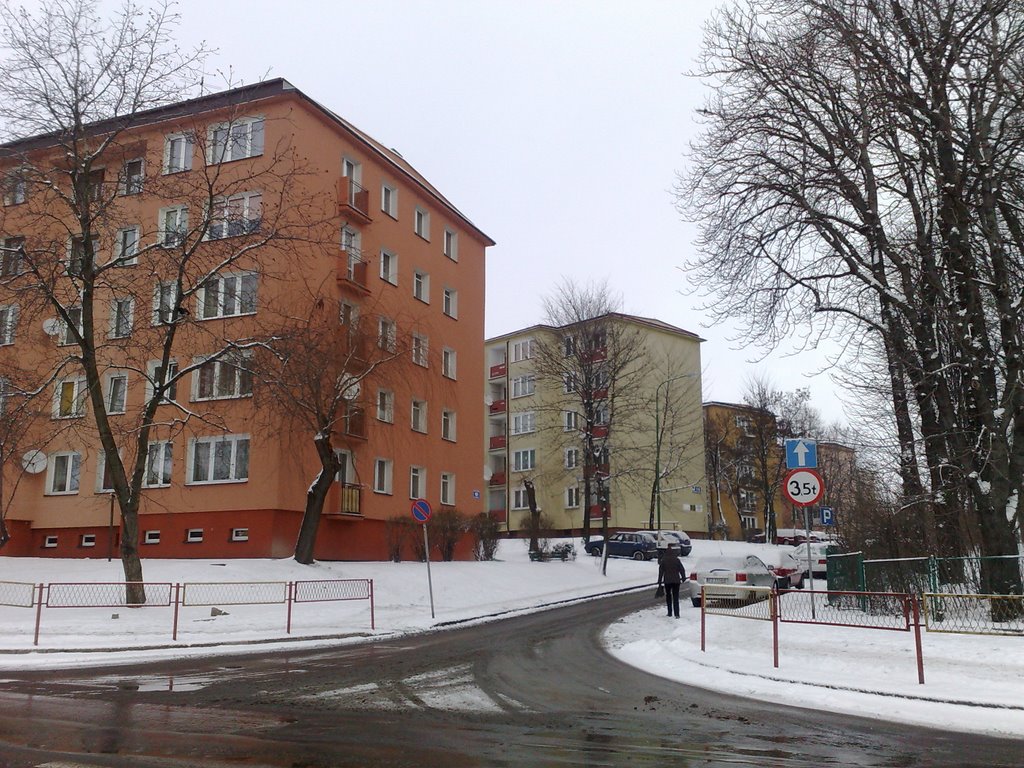 Colourful Blocks In The Snow
