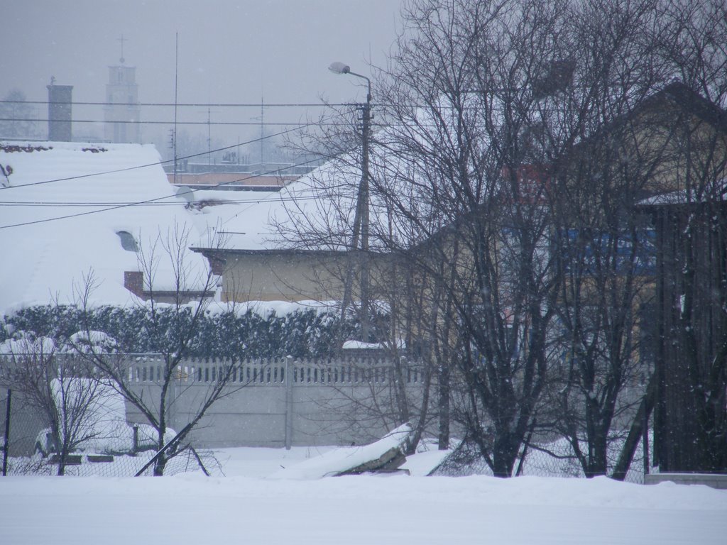 View Of NMP Krolowej Polski, Church Tower (Zoomed In)
